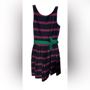Tommy Hilfiger Kids Dress - Navy, Pink, Green Stripes
